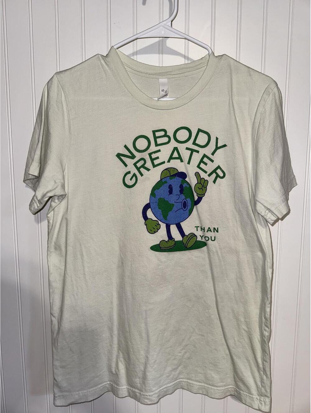 Bella Canvas Retro Earth Nobody Greater Than You Tee M